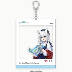 hololive Meet 2024 Social Media Style Acrylic Keychain - Shirakami Fubuki