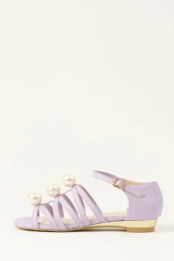 Honey Salon Big Pearl Sandals (Lavender)