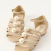 Honey Salon Big Pearl Sandals (Beige)