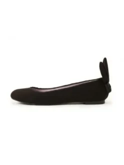 Honey Salon Bunny Ballet Flats (Black)