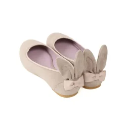 Honey Salon Bunny Ballet Flats (Gray)