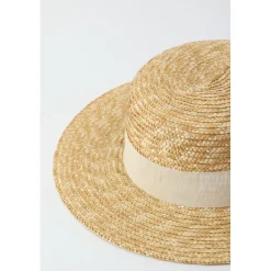 Honey Salon Dot Tulle Boater