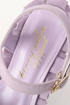 Honey Salon Frilly Sandals (Lavender)
