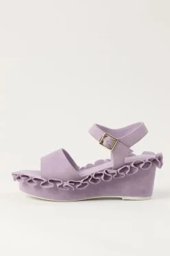 Honey Salon Frilly Sandals (Lavender)