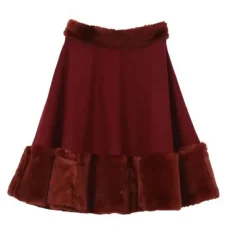 Honey Salon Fur Combi Skirt