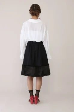 Honey Salon Fur Combi Skirt