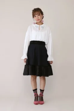 Honey Salon Fur Combi Skirt