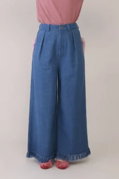 Honey Salon Fur Pocket Wide Pants