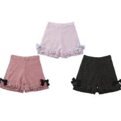Honey Salon Lamé Knit Shorts
