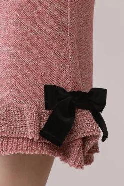 Honey Salon Lamé Knit Shorts