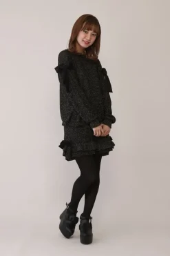 Honey Salon Lamé Knit Shorts