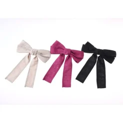 Honey Salon Linen Ribbon Barrette