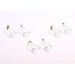 Honey Salon Love Letter Earrings