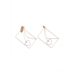 Honey Salon Love Letter Earrings
