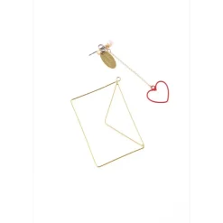 Honey Salon Love Letter Earrings