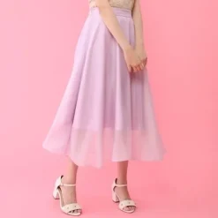 Honey Salon Organdy Flared Skirt