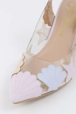 Honey Salon Shell High Heels (Lavender)