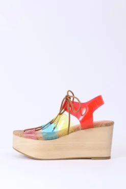 Honey Salon Transparent Laced Sandals