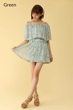 Honey Salon Vintage Tulip Sukapan Skirt