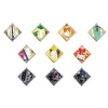 IDOLiSH 7 MEMORiES MELODiES & Leopard Eyes 10-Piece Costume Brooch Set