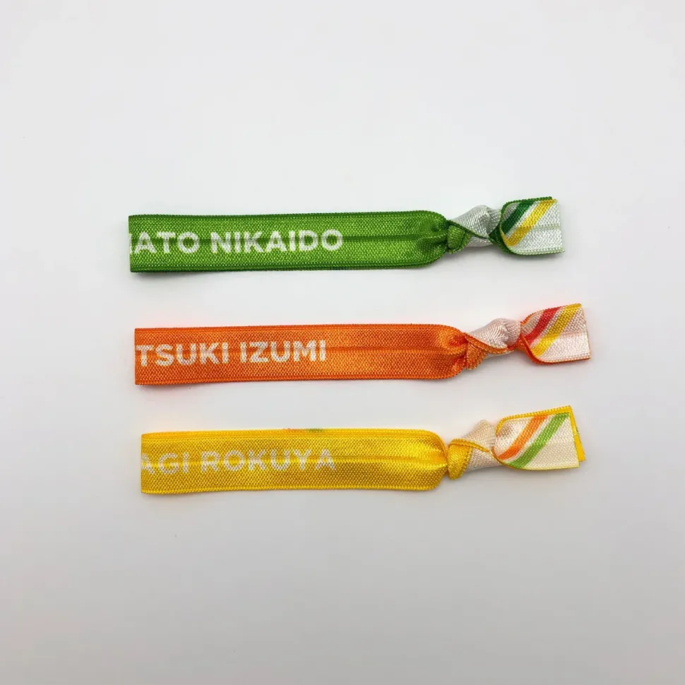 IDOLiSH7 Third BEAT! Episode Linkage Goods Friends Day Iori & Tamaki & Sogo & Riku Stretching Ribbon Wristband Set