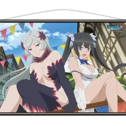Is It Wrong to Try to Pick Up Girls in a Dungeon? V B2 Tapestry Hestia & Freya