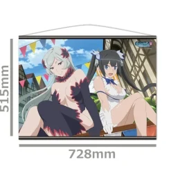 Is It Wrong to Try to Pick Up Girls in a Dungeon? V B2 Tapestry Hestia & Freya