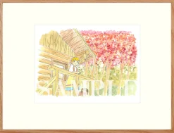 Katri, the Cow Girl Framed Art Print