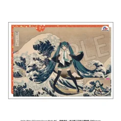 Katsushika Hokusai x Hatsune Miku A4 Clear File & Card Set