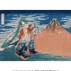 Katsushika Hokusai x Hatsune Miku B2-Size Fabric Poster Thirty-six Views of Mount Fuji: Fine Wind, Clear Morning