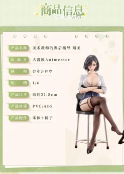 Kesoshirou Illustration After-School Art Instruction - Rumi 1/6 Scale Figure