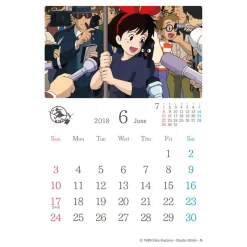 Kiki's Delivery Service 2018 Stained Frame Calendar