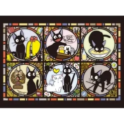 Kiki's Delivery Service Jiji's Street News Art Crystal Jigsaw Puzzle