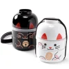 Kokeshi Maneki-Neko Bento Boxes
