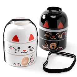 Kokeshi Maneki-Neko Big Bento Boxes
