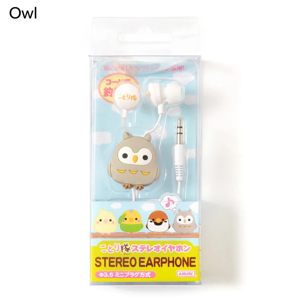 Kotori Tai Bird Stereo Earphones