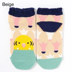 KOTORITACHI Budgerigar Printed Socks (Feather Pattern)