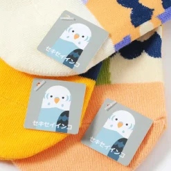 KOTORITACHI Budgerigar Printed Socks