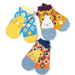 KOTORITACHI Cockatiel Printed Socks (Mosaic Pattern)