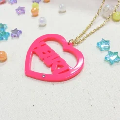 Le cocone Fancy Heart Long Necklace