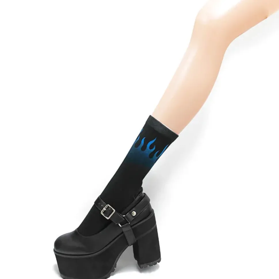 LISTEN FLAVOR 2021 Anniversary Collection Blue Fire Socks