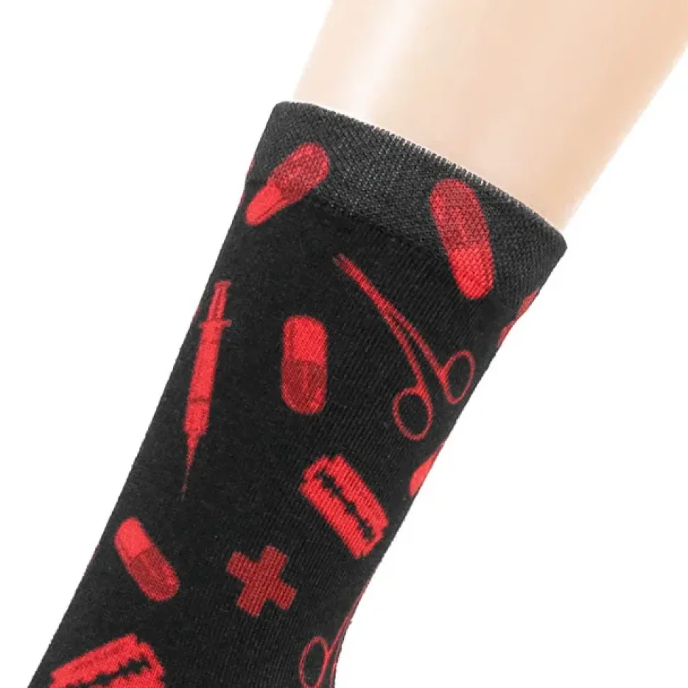 LISTEN FLAVOR 2021 Anniversary Collection Medical Pattern Socks