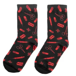 LISTEN FLAVOR 2021 Anniversary Collection Medical Pattern Socks
