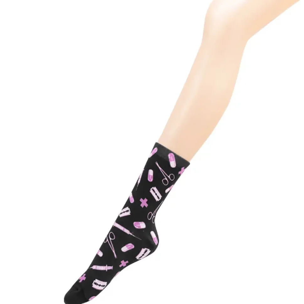 LISTEN FLAVOR 2021 Anniversary Collection Medical Pattern Socks
