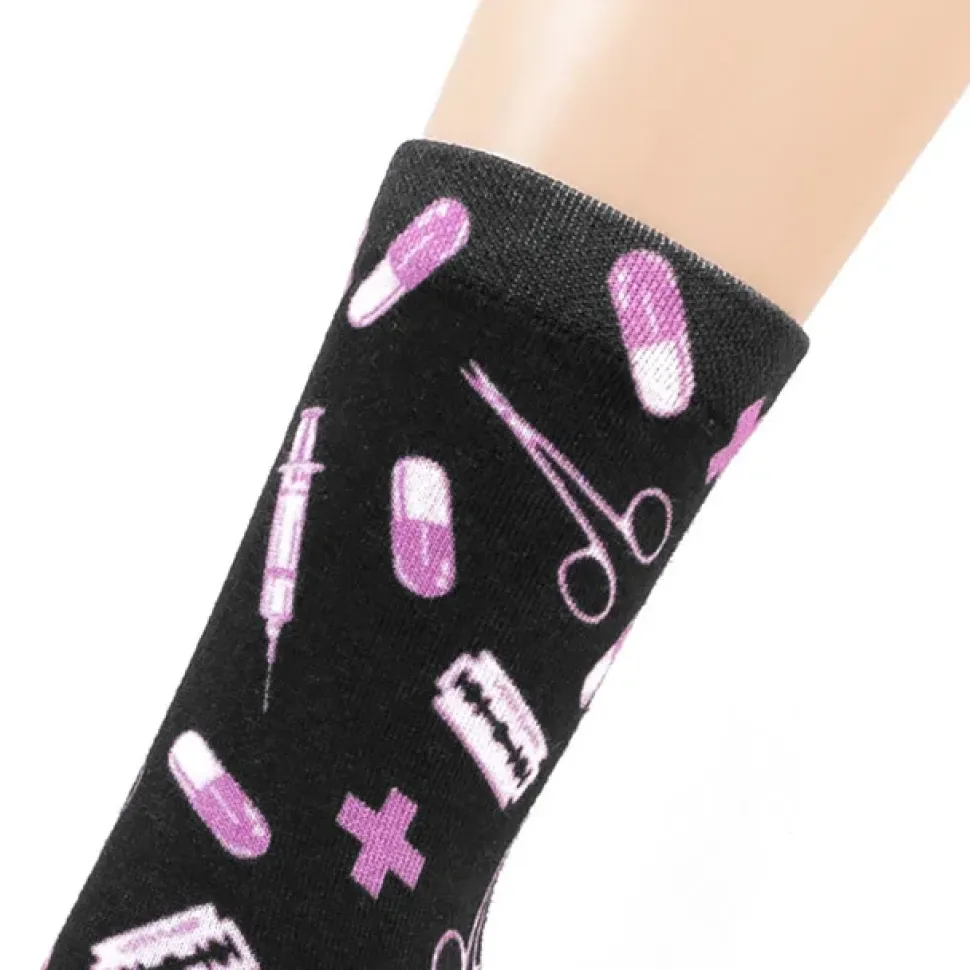 LISTEN FLAVOR 2021 Anniversary Collection Medical Pattern Socks