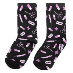 LISTEN FLAVOR 2021 Anniversary Collection Medical Pattern Socks