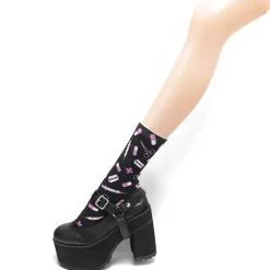 LISTEN FLAVOR 2021 Anniversary Collection Medical Pattern Socks