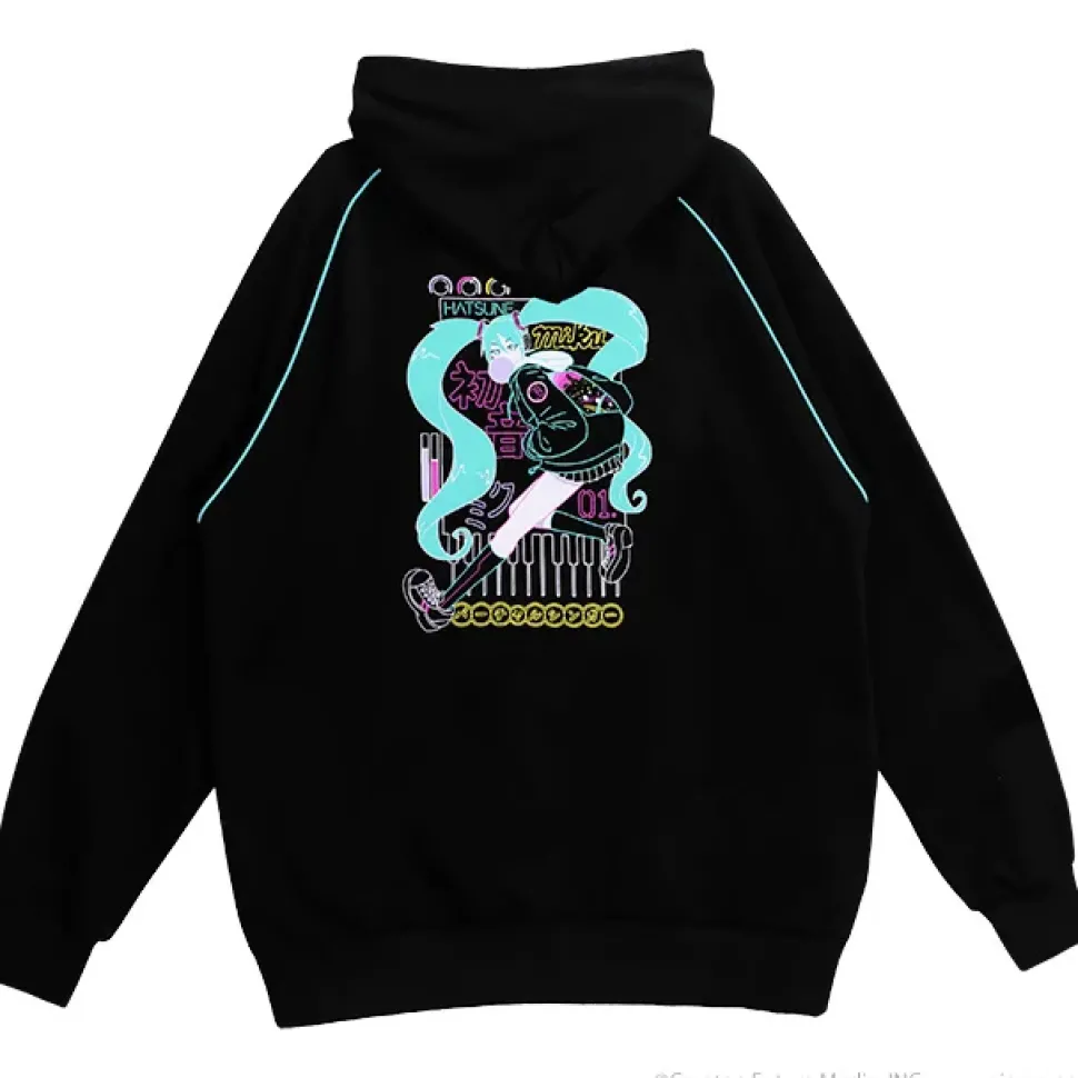 LISTEN FLAVOR 2022 Hatsune Miku Collaboration Hatsune Miku Zip Hoodie