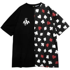 LISTEN FLAVOR Ace of Heart Playing Cards Switching Top