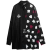 LISTEN FLAVOR Ace of Hearts 2-Way Shirt w/ Necktie